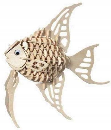 

Puzzle Drewniane 3D Złota Rybka
