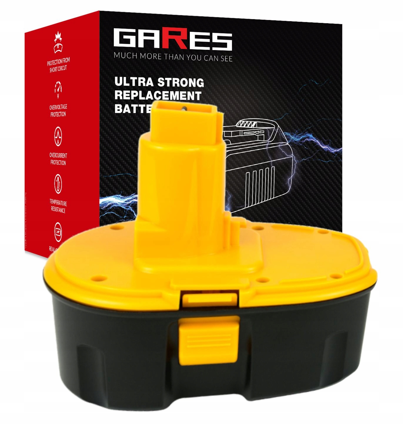 Akumulátor pro Dewalt DC925KA DCD985L2 DC825B 18V 3Ah