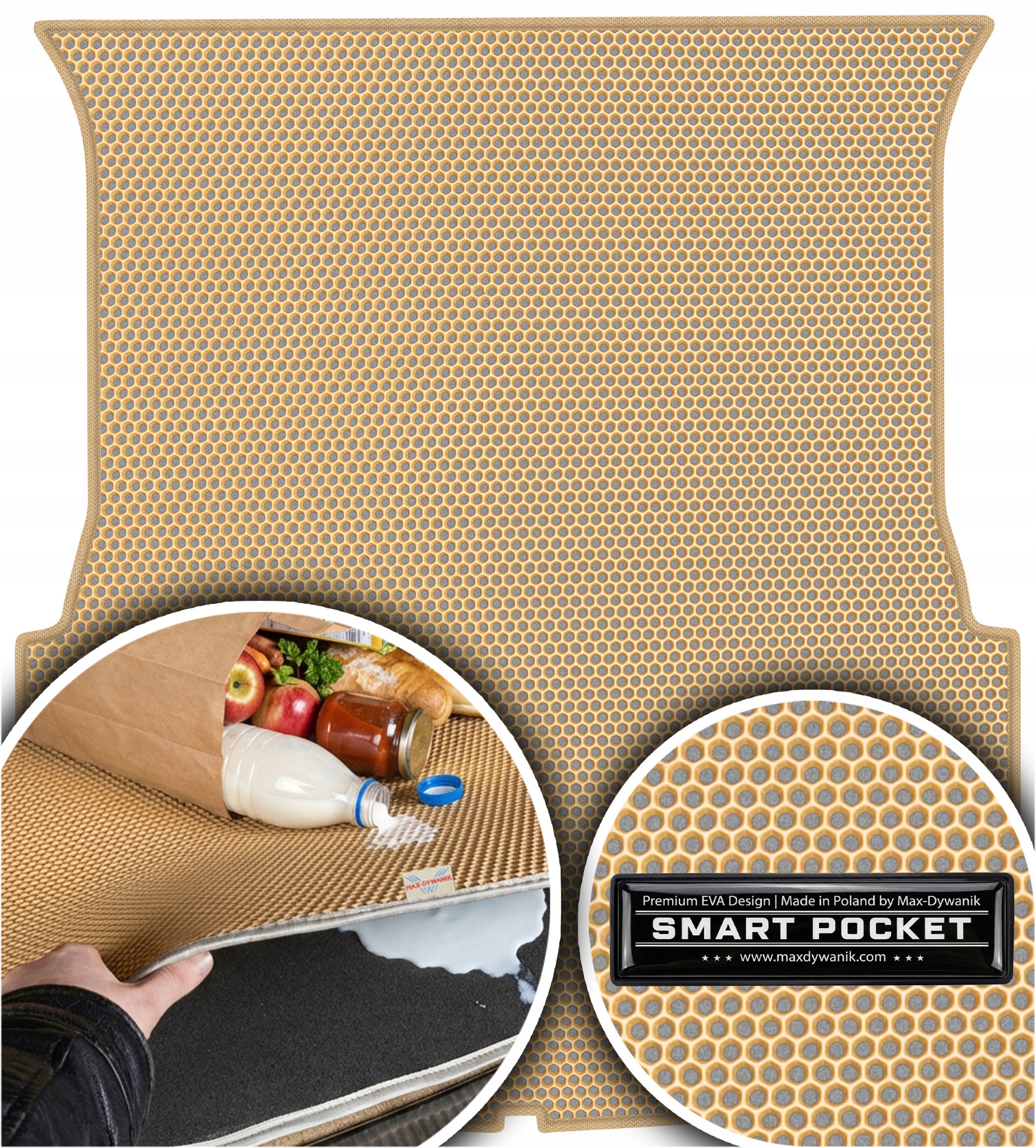 Bmw 3 E46 Sedan 1998-2007 Vložka do kufru Eva Smart Pocket Béžová