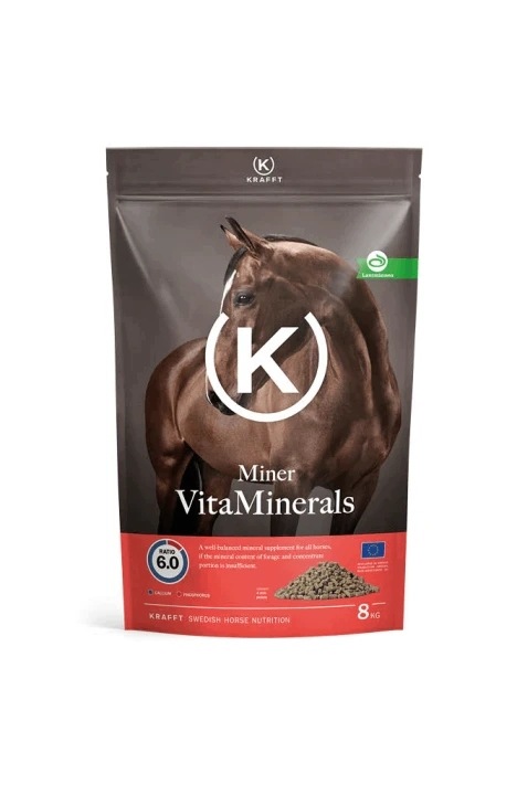Doplněk stravy pro koně Krafft Miner VitaMinerals 8 kg vitamíny a minerály