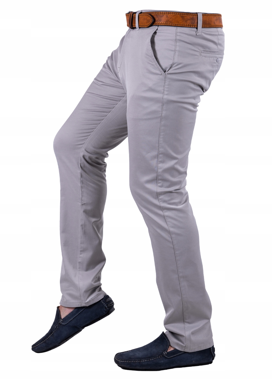 Materiałowe elastyczne CHINOSY proste SERVIO r. 32 Rozmiar 32