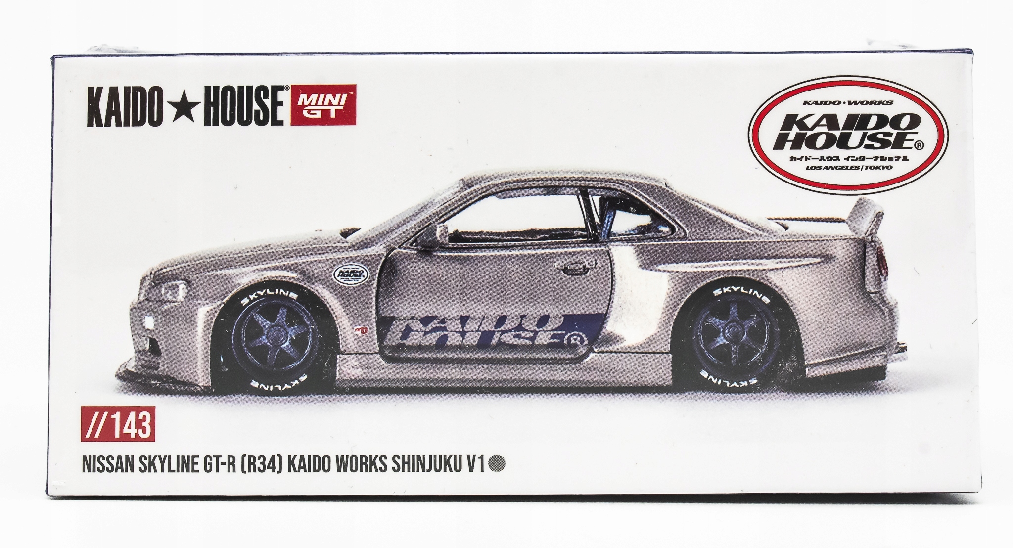 Mini GT x Kaido House 1:64 – Nissan Skyline R34 Kaido Works