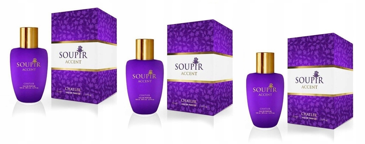 Chatler Soupir Accent 3x100ml Edp Women