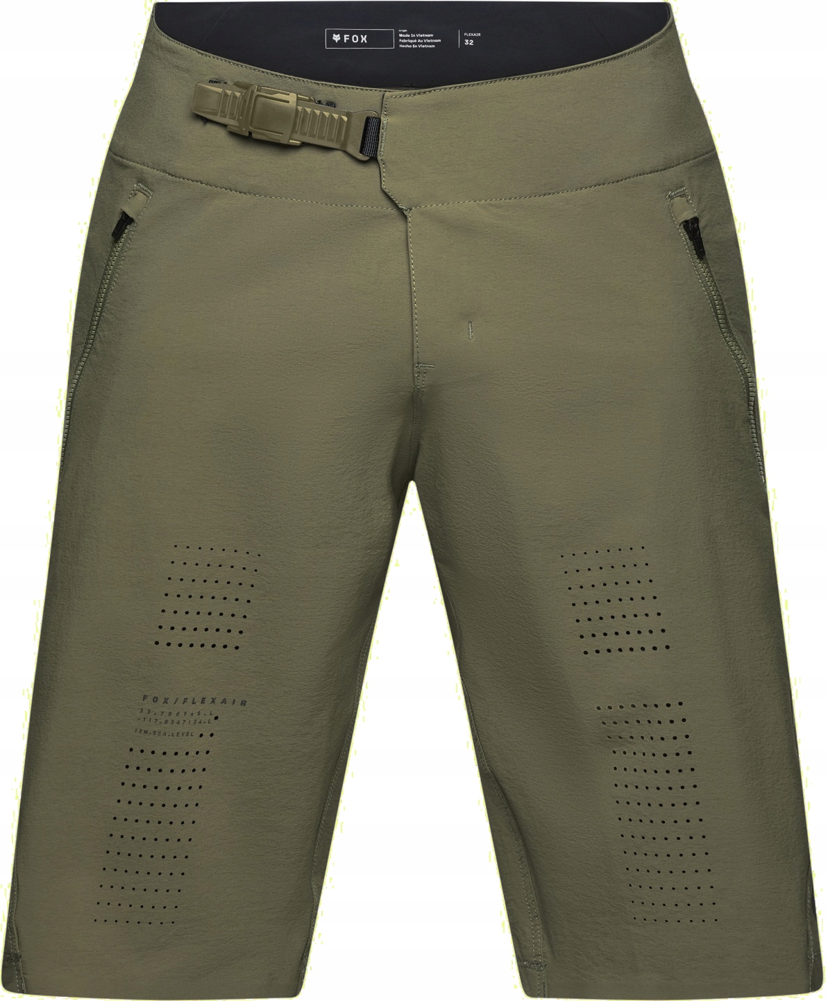 Kraťasy na kolo Fox Flexair Short vel. 34 Military vložka