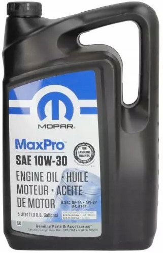 MOPAR MAXPRO 10W30 ILSAC GF-4 MS-6395 5L