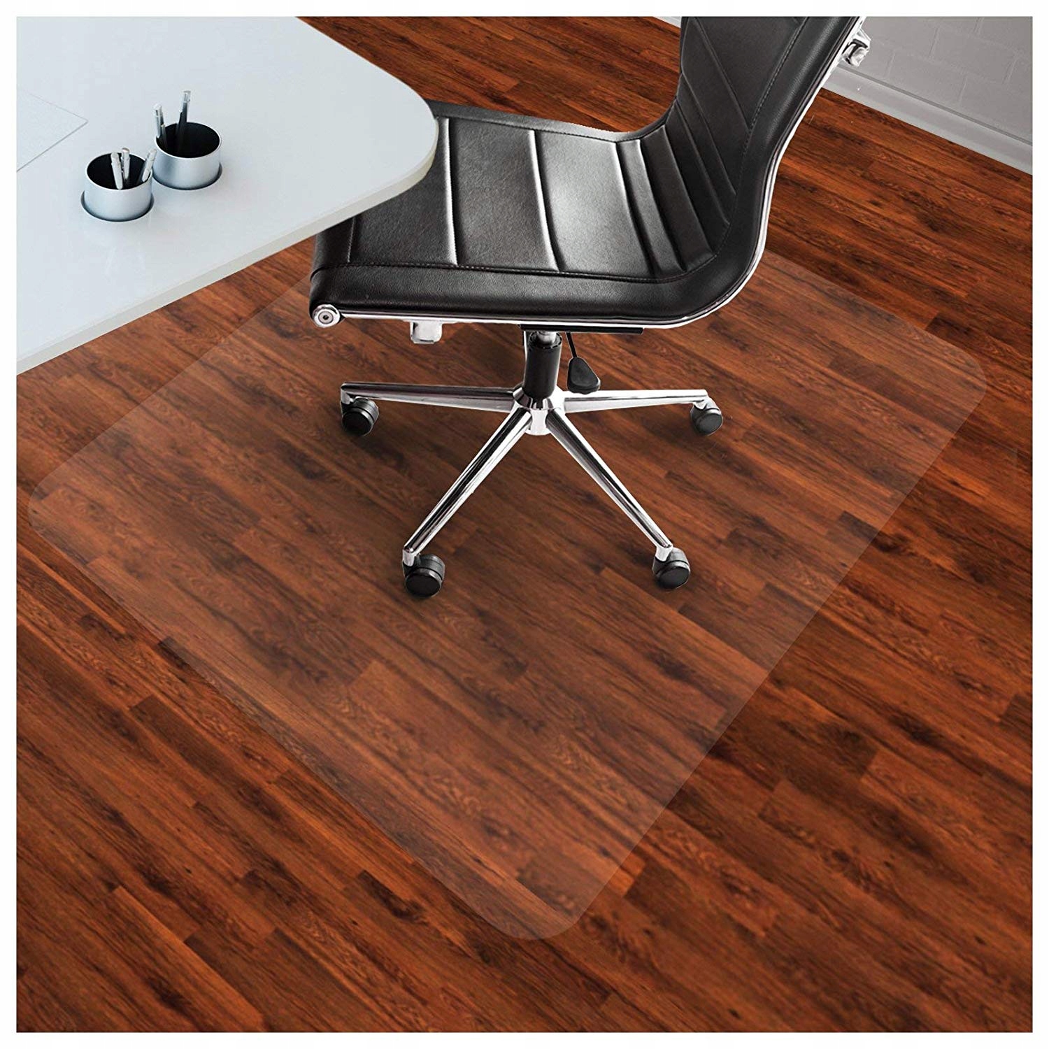 PODKŁADKA MATA POLIWĘGLAN POD KRZESŁO 50x50 0,8mm Kolor przezroczysty