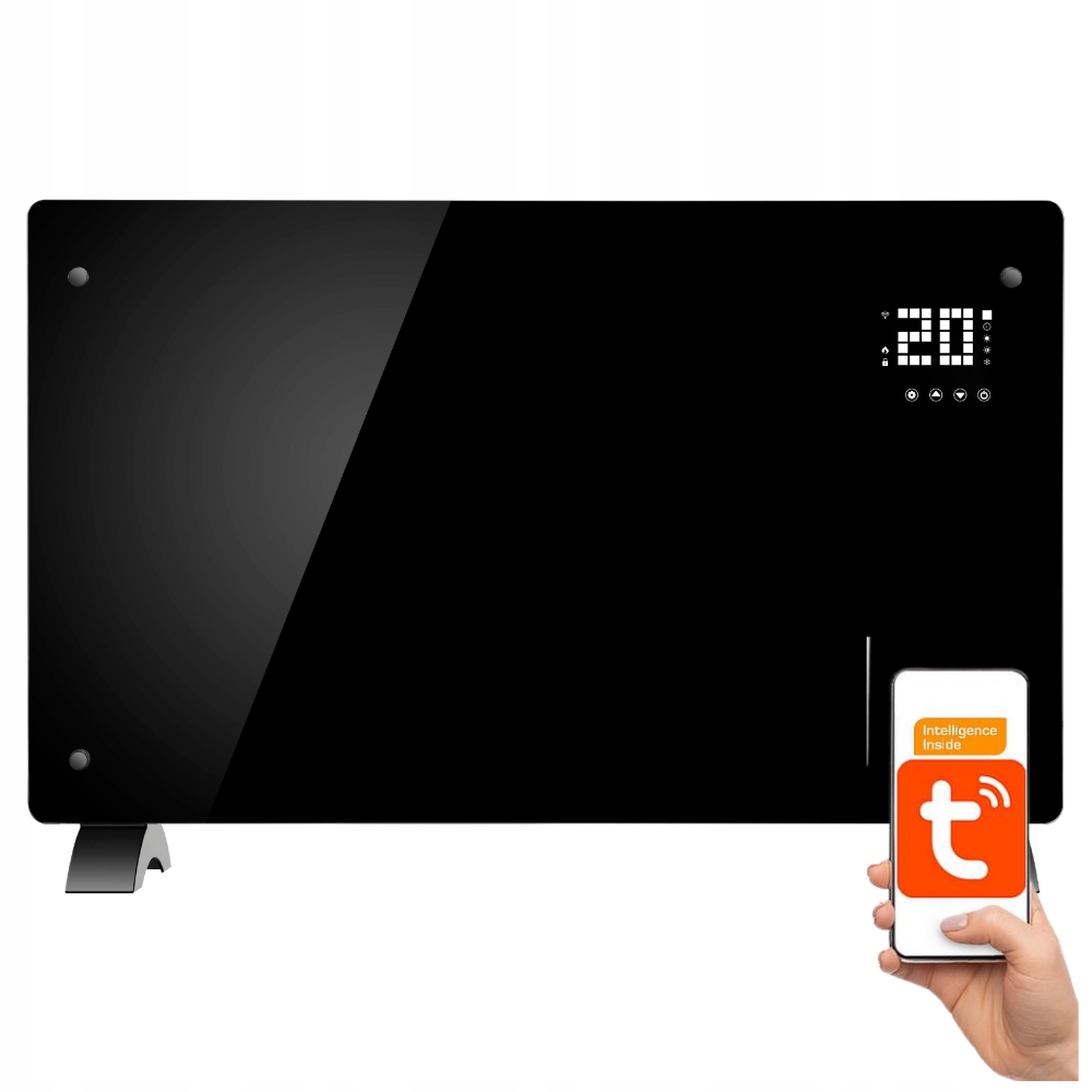 Panelový Radiátor Skleněný LCD Regulace Wifi