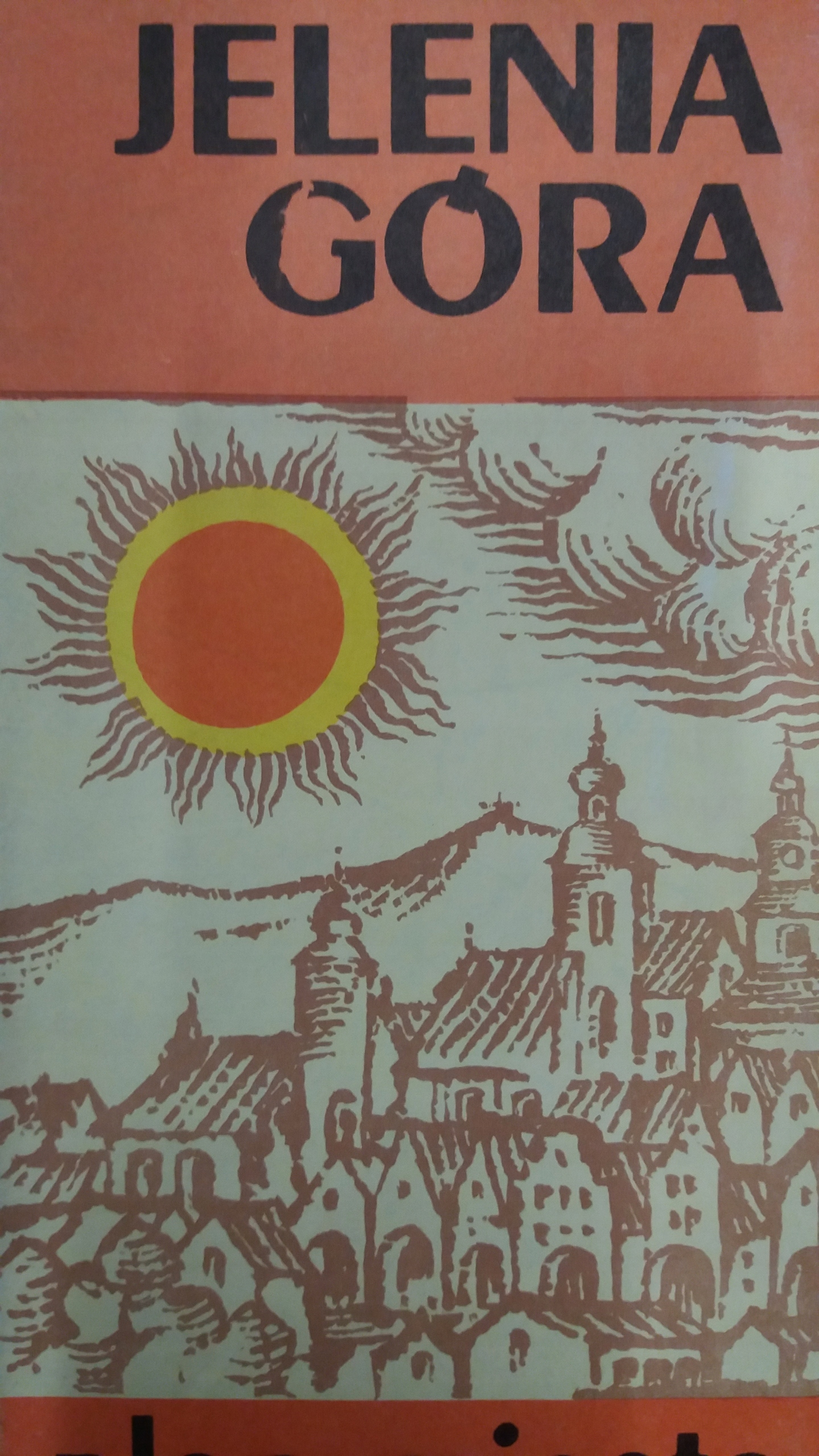 PLAN MIASTA JELENIA GÓRA 1984