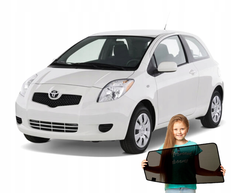 Záclony určené pro Toyota Yaris 2 II htb 3-dveřové