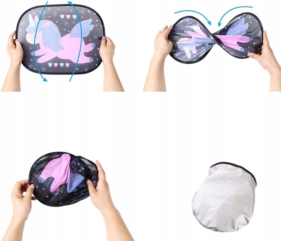 2x OSŁONY NA SZYBY SAMOCHODOWE OCHRONA UV SAMOPRZYLEPNE PRZECIWSŁONECZNE Producent części Inny