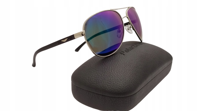 Okulary pilotki z polaryzacją ETUI GRATIS! Płeć uniseks