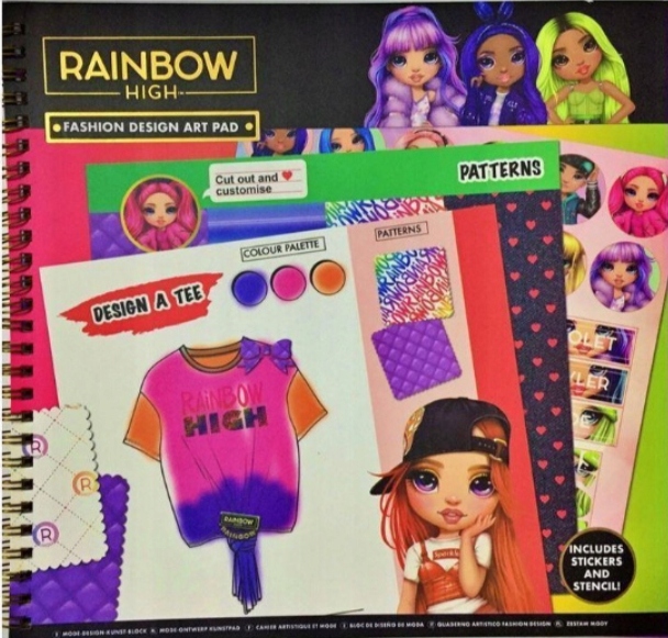 

Rainbow High Art Pad Szkicownik Modowy