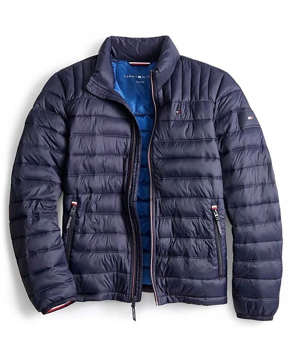 Tommy Hilfiger zimní pánská bunda Quilted modrá L