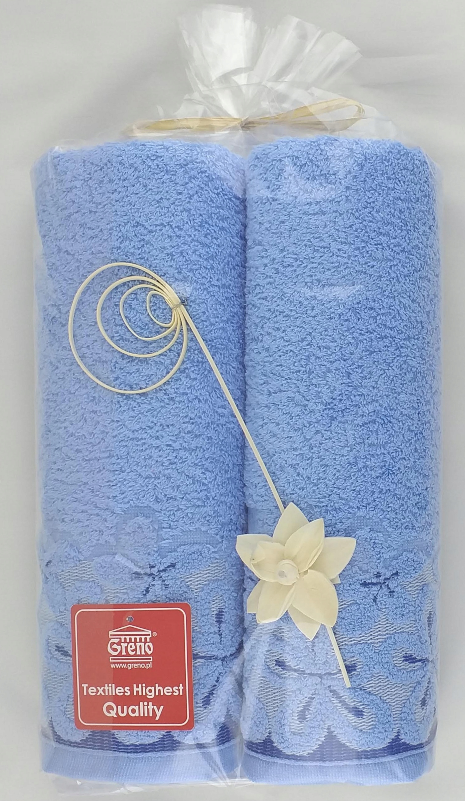 Komplet 2 ręczników Bella 50 70 Greno błękitny Kod producenta Upominek Bella