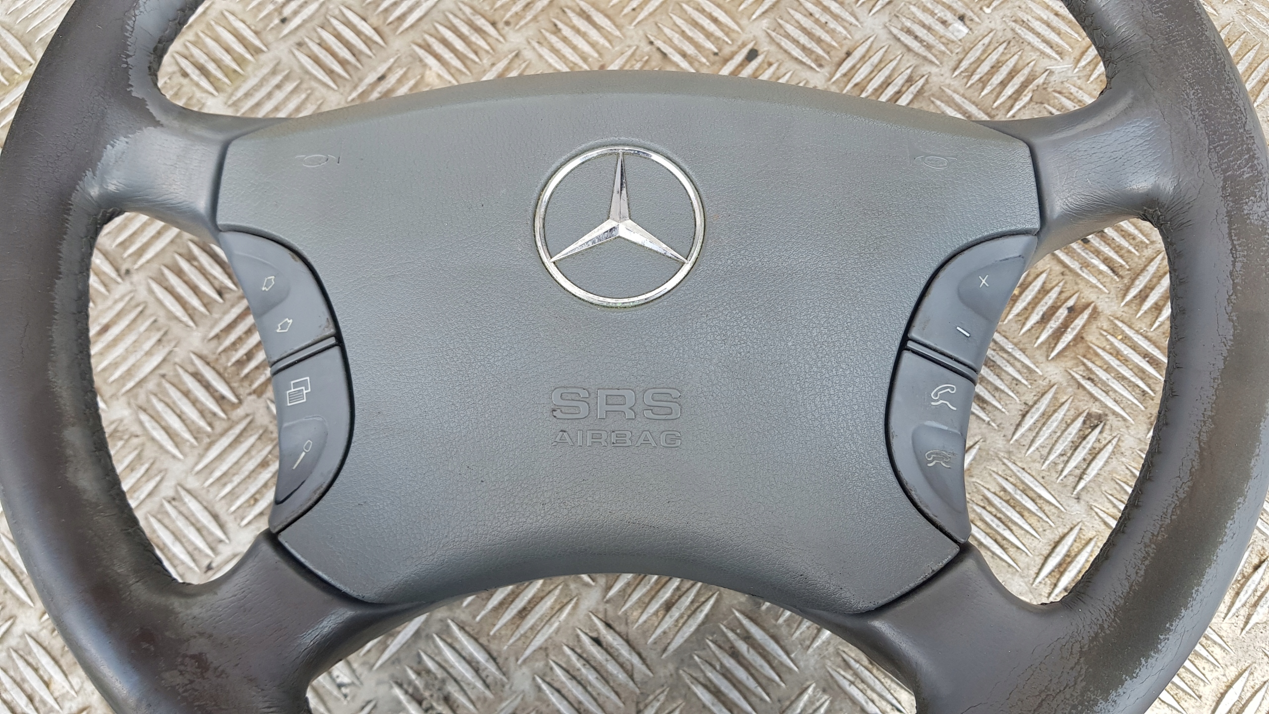 MERCEDES W220 lenkrad SKORZANA Leder