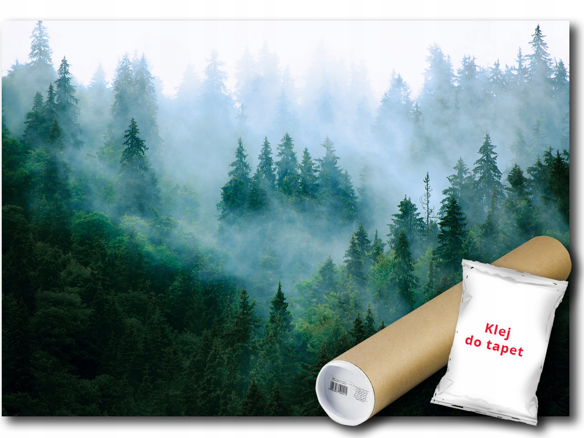 Fototapeta Flizelina Les Stromy Hmla 416x290