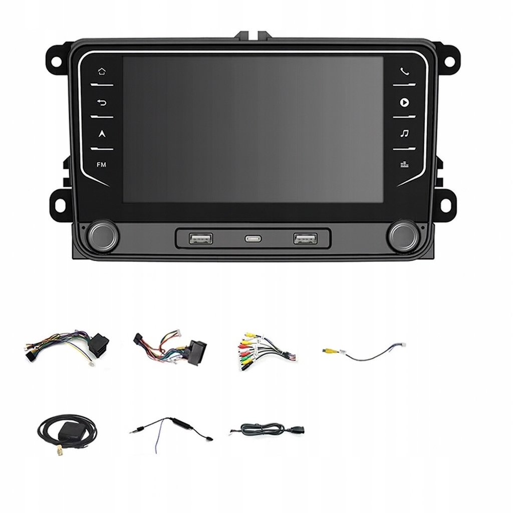 Rádio 7" Android 13 4G 64G pro Vw s CarPlay Gps Bluetooth Fm Rds Swc