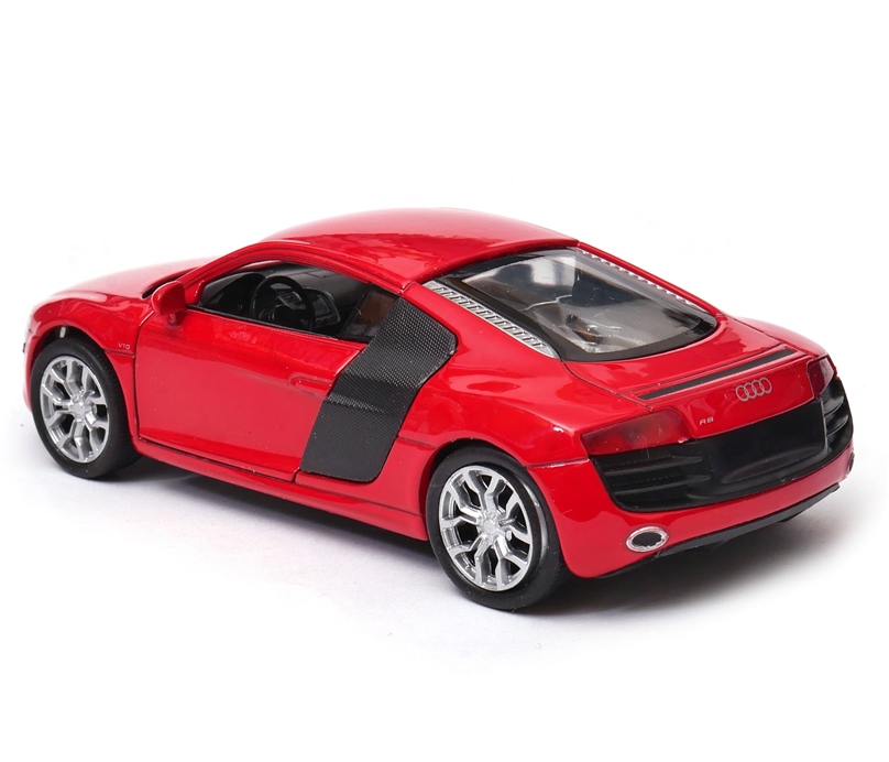 Audi R8 V10 2001 1:34 - 39 WELLY czerwony Stan opakowania oryginalne
