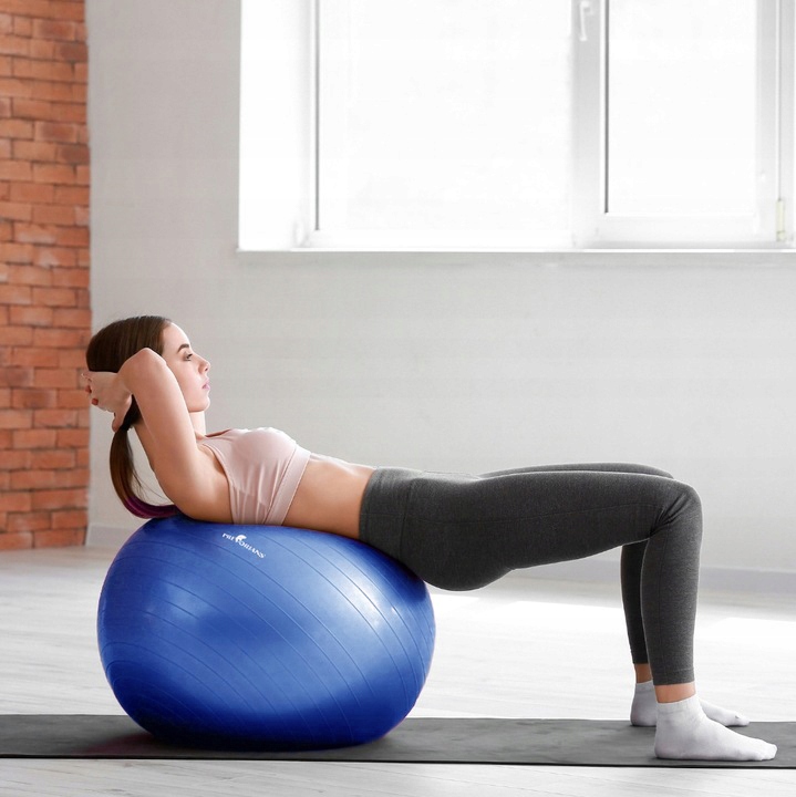 DUŻA PIŁKA GIMNASTYCZNA 65 REHABILITACYJNA + POMPKA do ćwiczeń Model DLA DZIECI I DOROSŁYCH