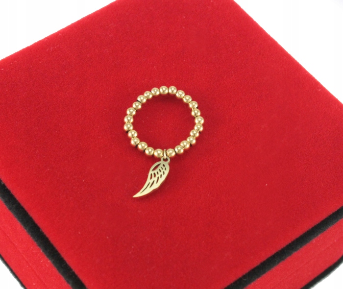 

Pierścionek Złoty Elastyczny Stal 316 L Skrzydło