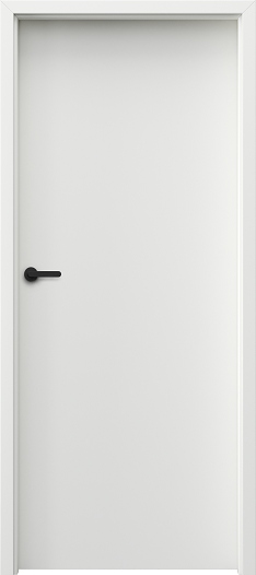 DRZWI WEWNĘTRZNE 80 PRZYLGOWE BIAŁE PRAWE PORTA TRIM SOT TYP P 3 ZAWIASY