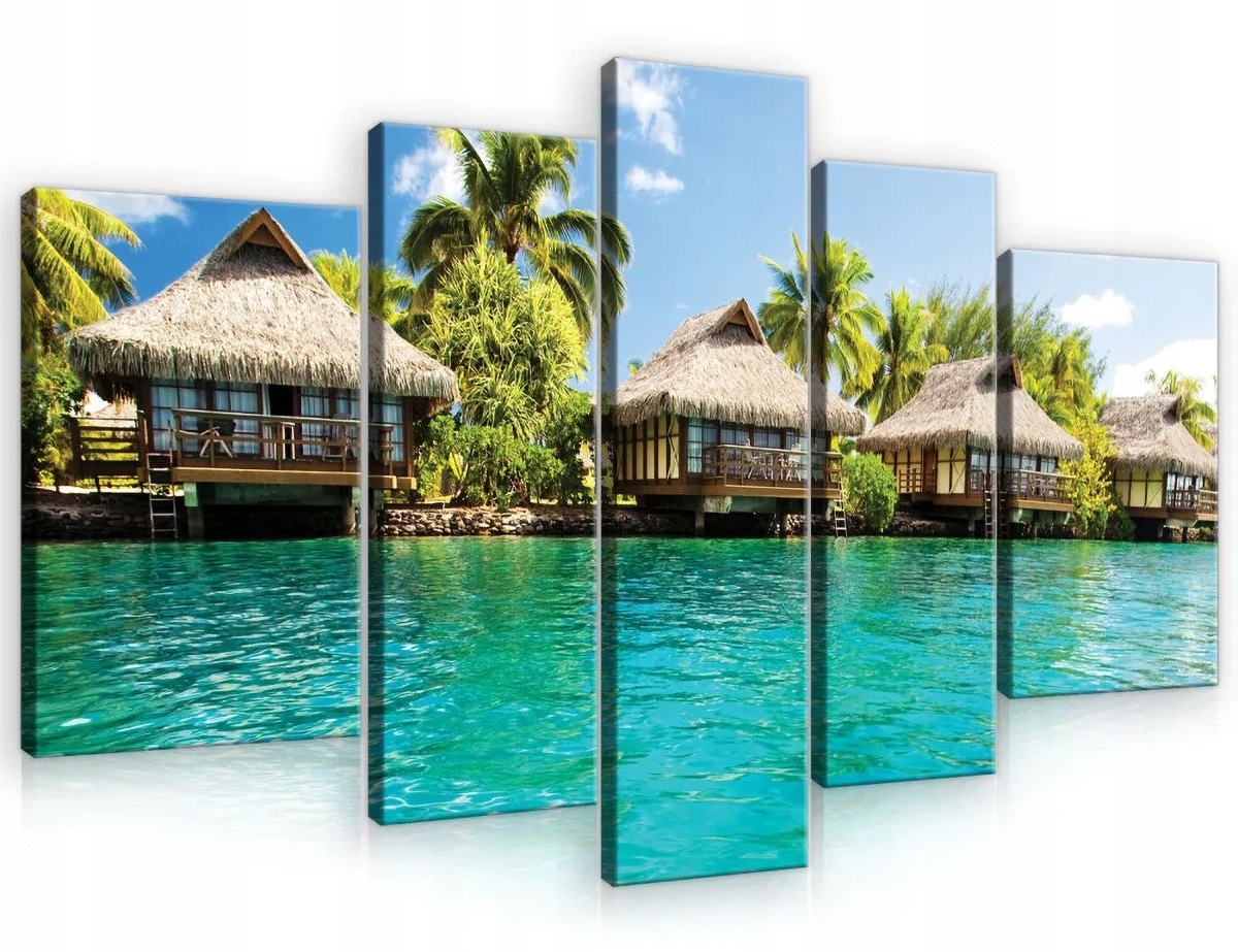 Obraz Na Plátne Canvas 170x100 Maldivý Oceán Domov