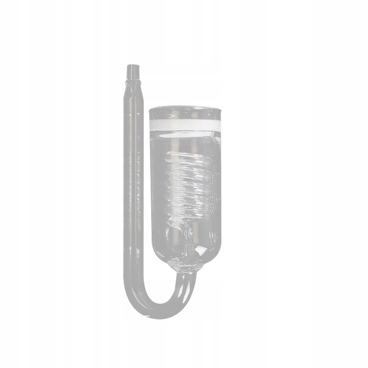Levně Difuzér CO2 Skleněný Spirálový 25 MM 6 CM Keramický Sintr Do Akvária