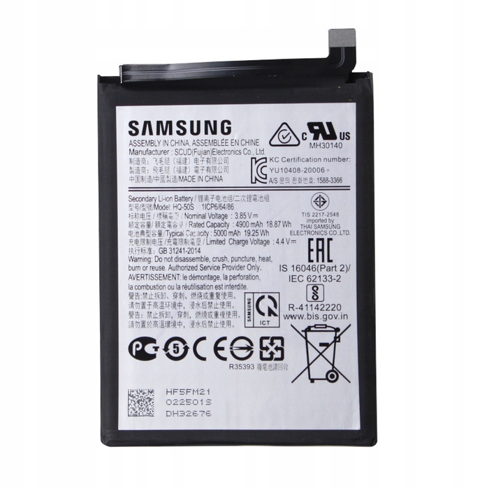 Akumulátor Baterie Samsung Galaxy A02S HQ-50S 5000 mAh Originální