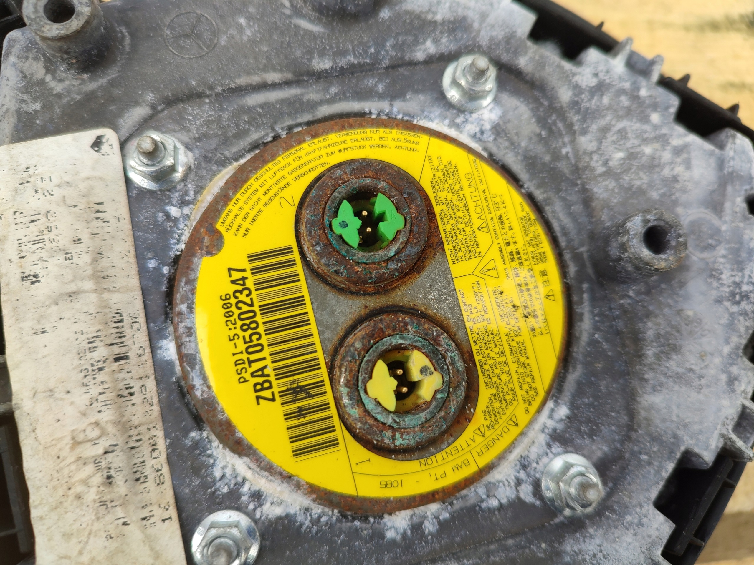 Airbag Deckel des Lenkrads mercedes w169
