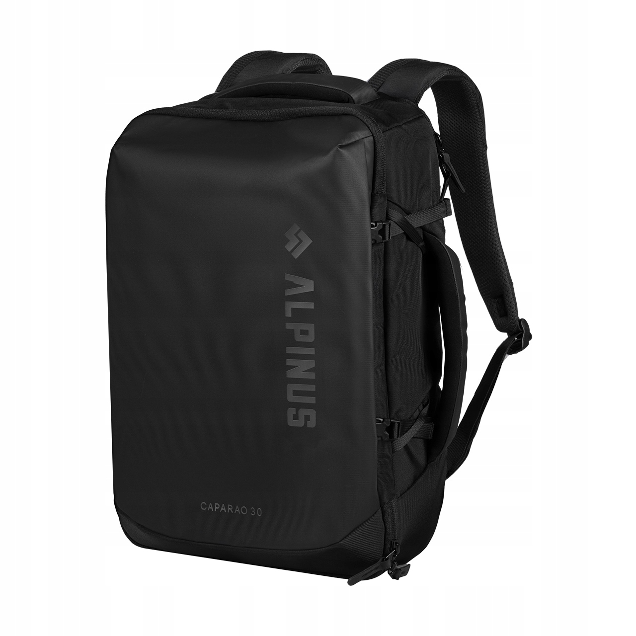 Plecak Alpinus Caparao 30 l czarna podrózna,jak walizka torbę, system nośny
