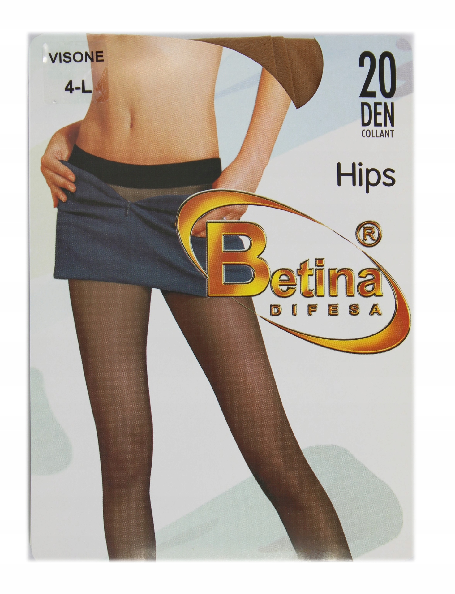 

Rajstopy Lycra Hipsters 20den 4/L Biodrówki Visone