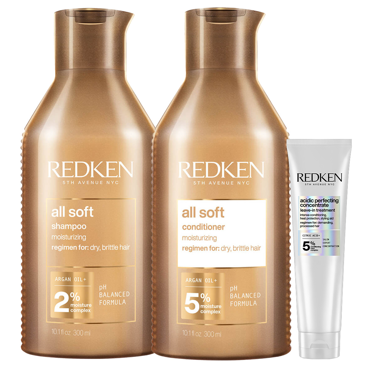 Redken All Soft hydratuje šampon kondicionér pro suché a poškozené vlasy 300 ml sada
