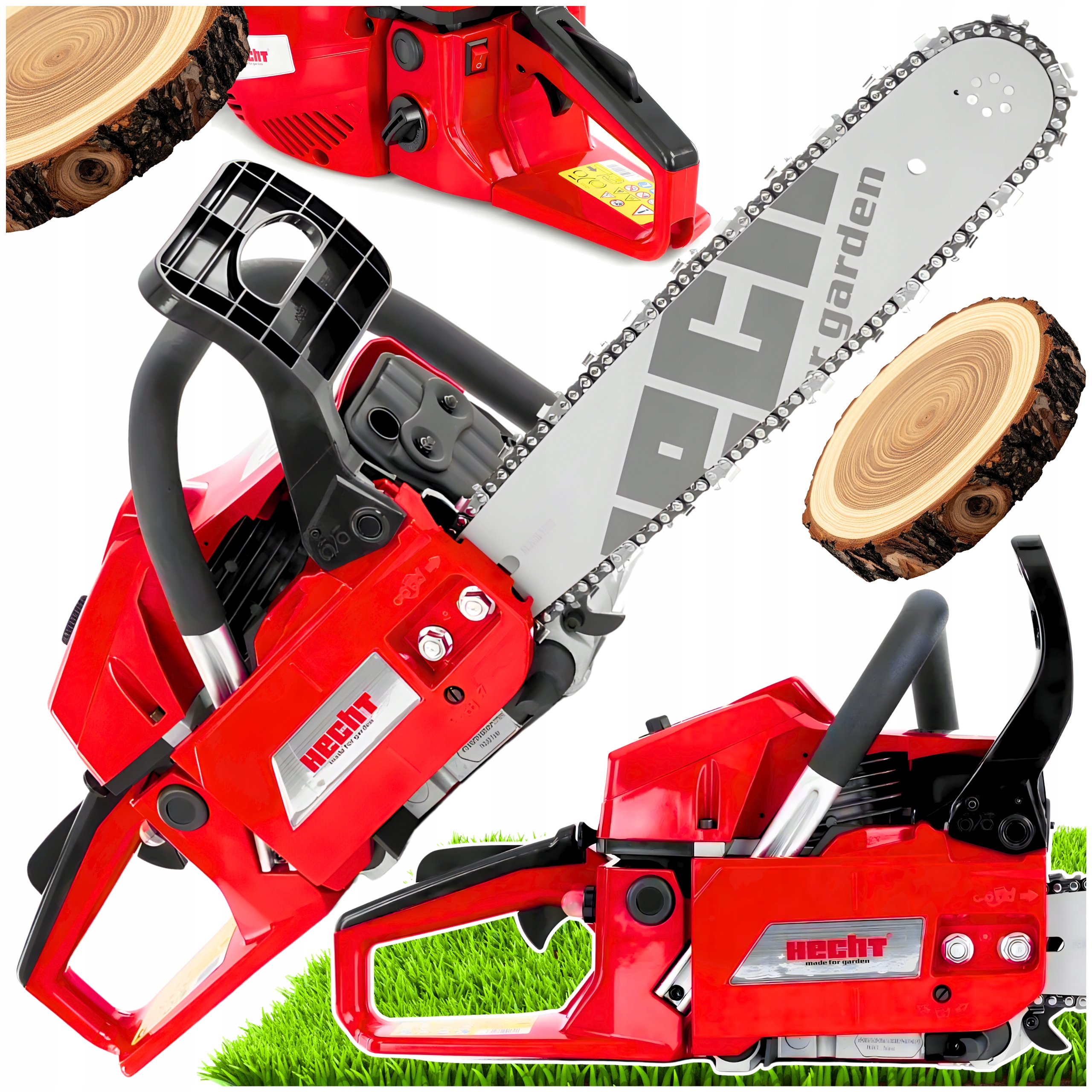 Pilarka Piła Spalinowa Łańcuchowa Hecht 513 Moc 2,1 kW Niska Waga 5,5 kg