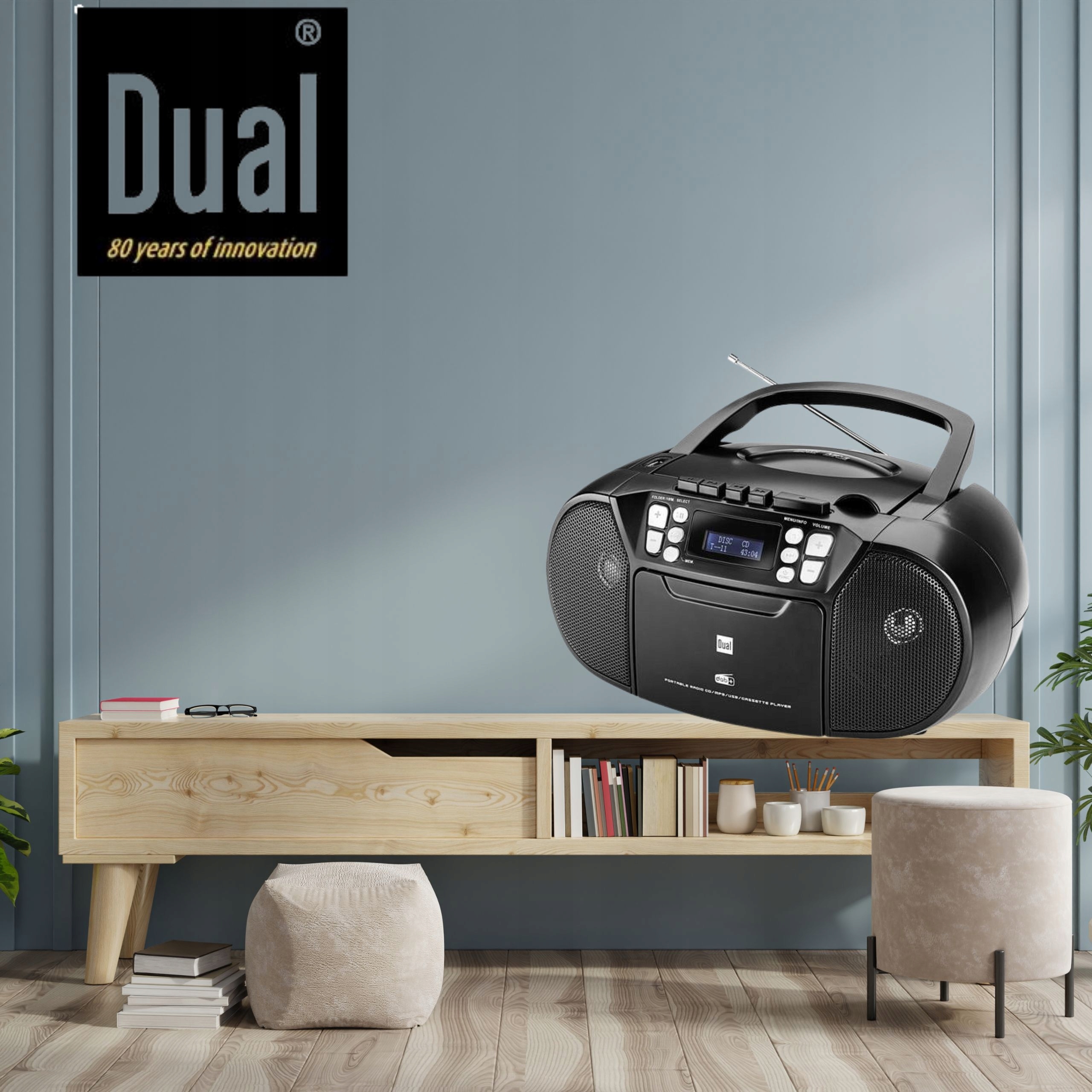 BOOMBOX RADIO CYFROWE DAB+ FM MP3 CD USB Model P21O / P 210 / P-210