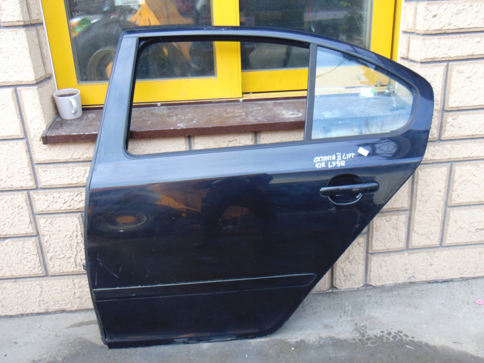 ДВЕРИ ЗАД. СЛЕВА Lf9r SKODA OCTAVIA II HB РЕСТАЙЛИНГ 2r