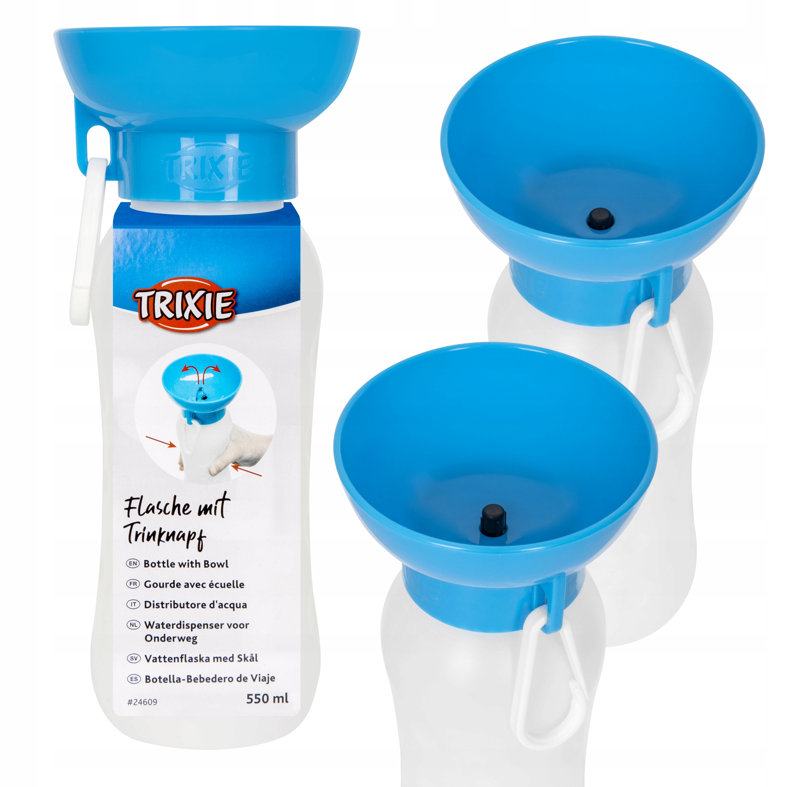 

Butelka Turystyczna Bidon Poidło Miska Psa 550ml