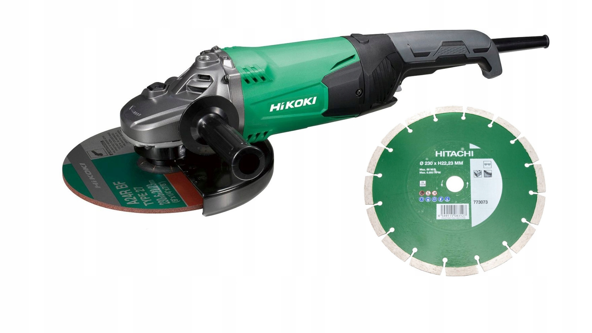 HIKOKI G23SW2 W7 SZLIFIERKA KĄTOWA 230mm + TARCZA