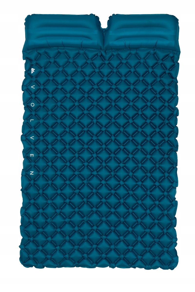 Letni Materac Dmuchany Volven Materac Air Comfort Plus Twin Niebieski