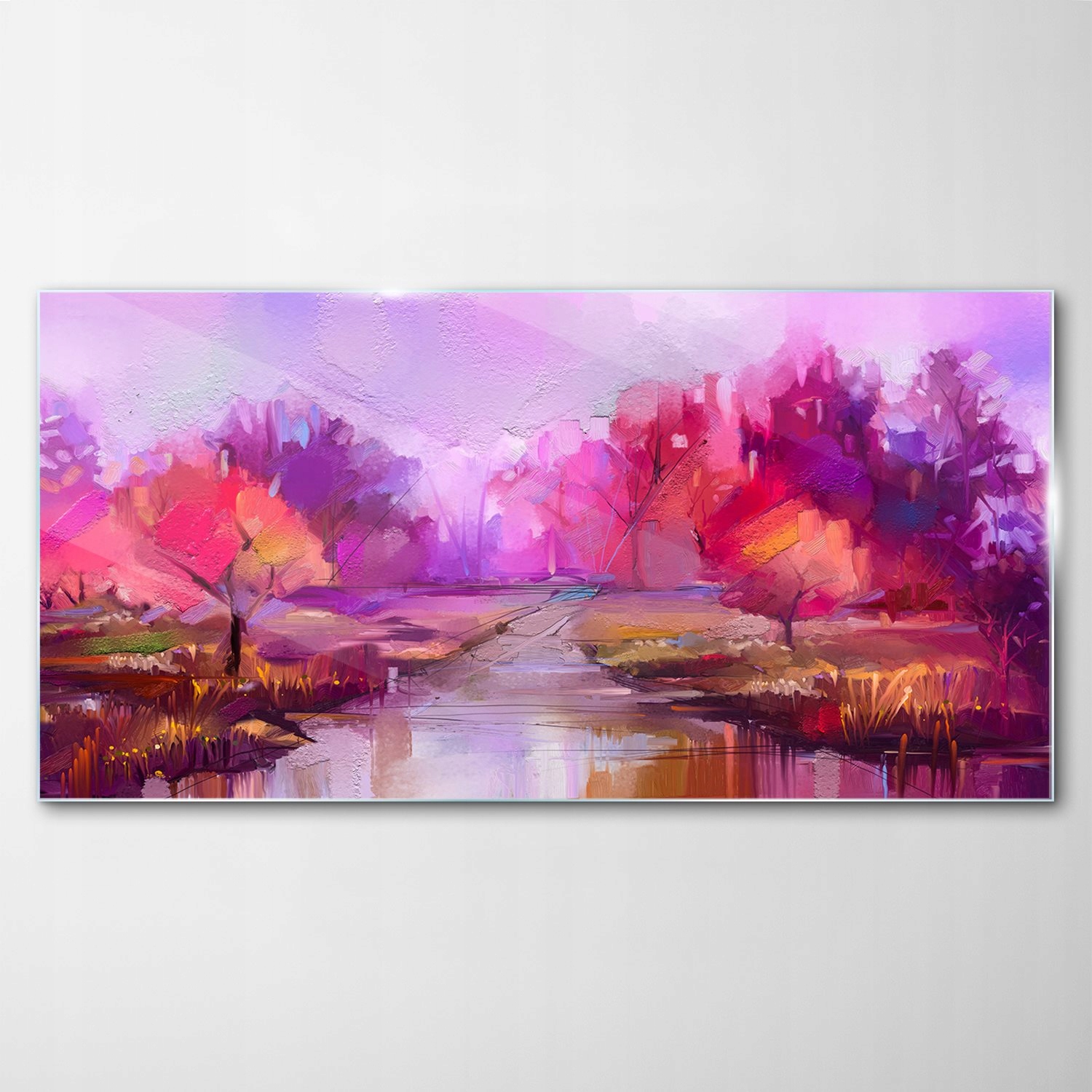 

Hartowany Obraz Szklany Krajobraz Las Park 100x50