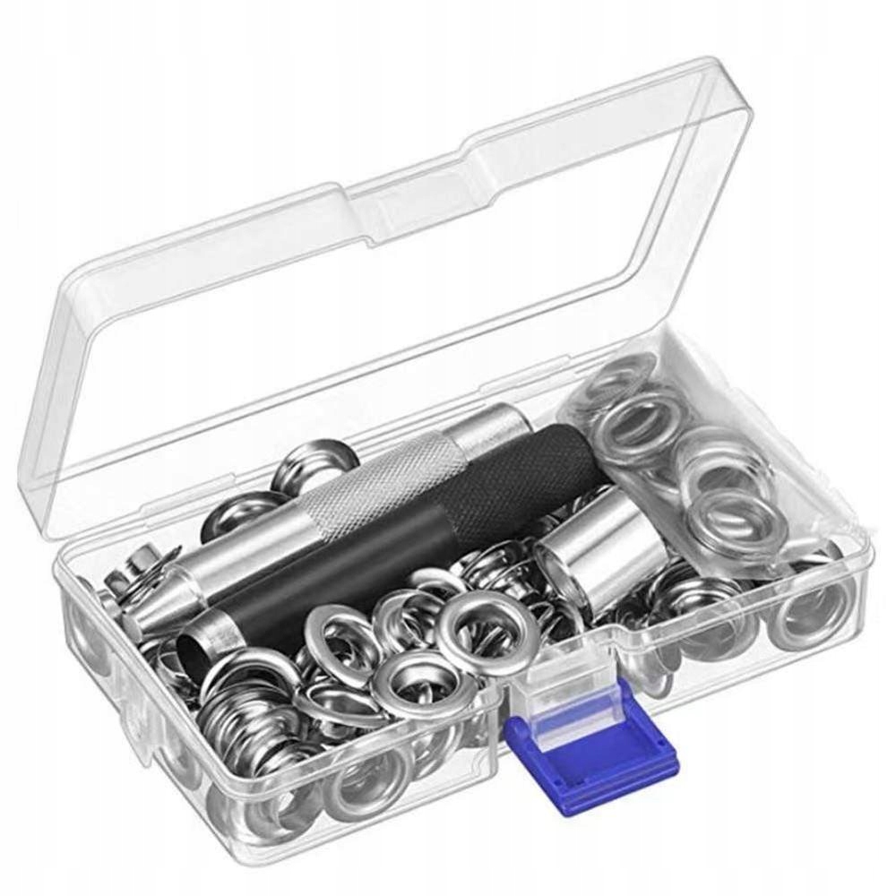Zestaw Oczek Do Plandeki Z Zakuwakiem Oczka Dziurkacz 10MM Napy 100 Optifox