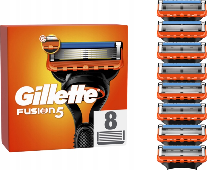 Vyměnitelné čepele pro strojky Gillette Fusion5 8 kusů