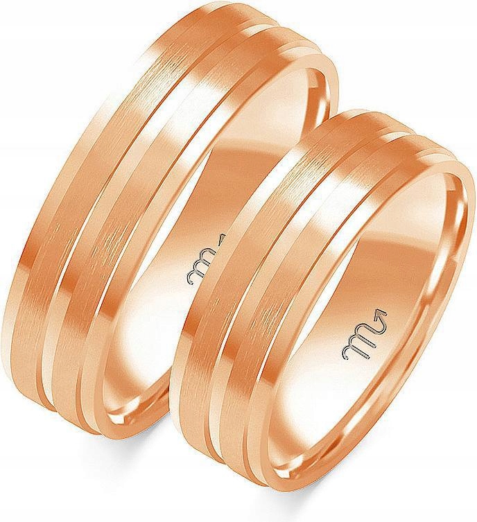 Nadčasové snubní prsteny ze zlata 14k 585 vel. 17 18 19, vkusná kolekce svatba