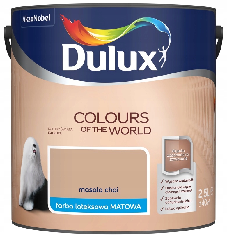 

Farba Dulux Świata- masala chai, 2.5l