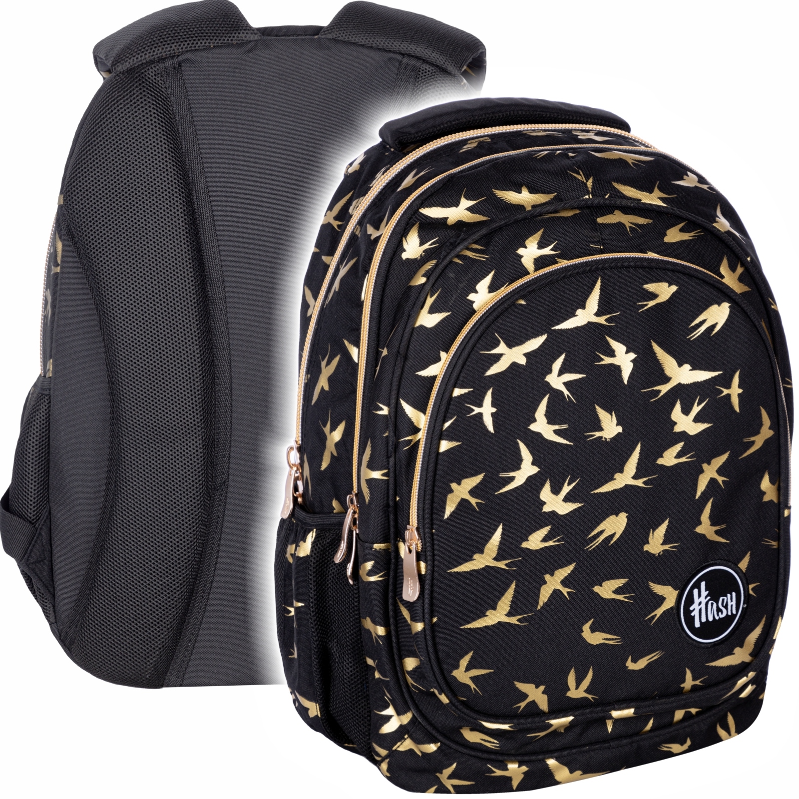 

Hash plecak młodzieżowy Golden Birds Złote Ptaki