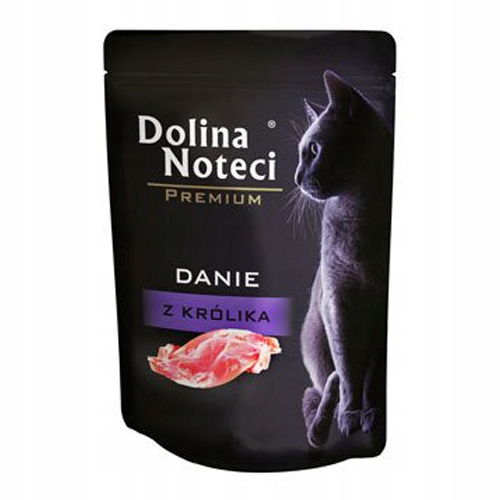 DOLINA NOTECI PREMIUM KARMA DLA KOTA 85 g KRÓLIK