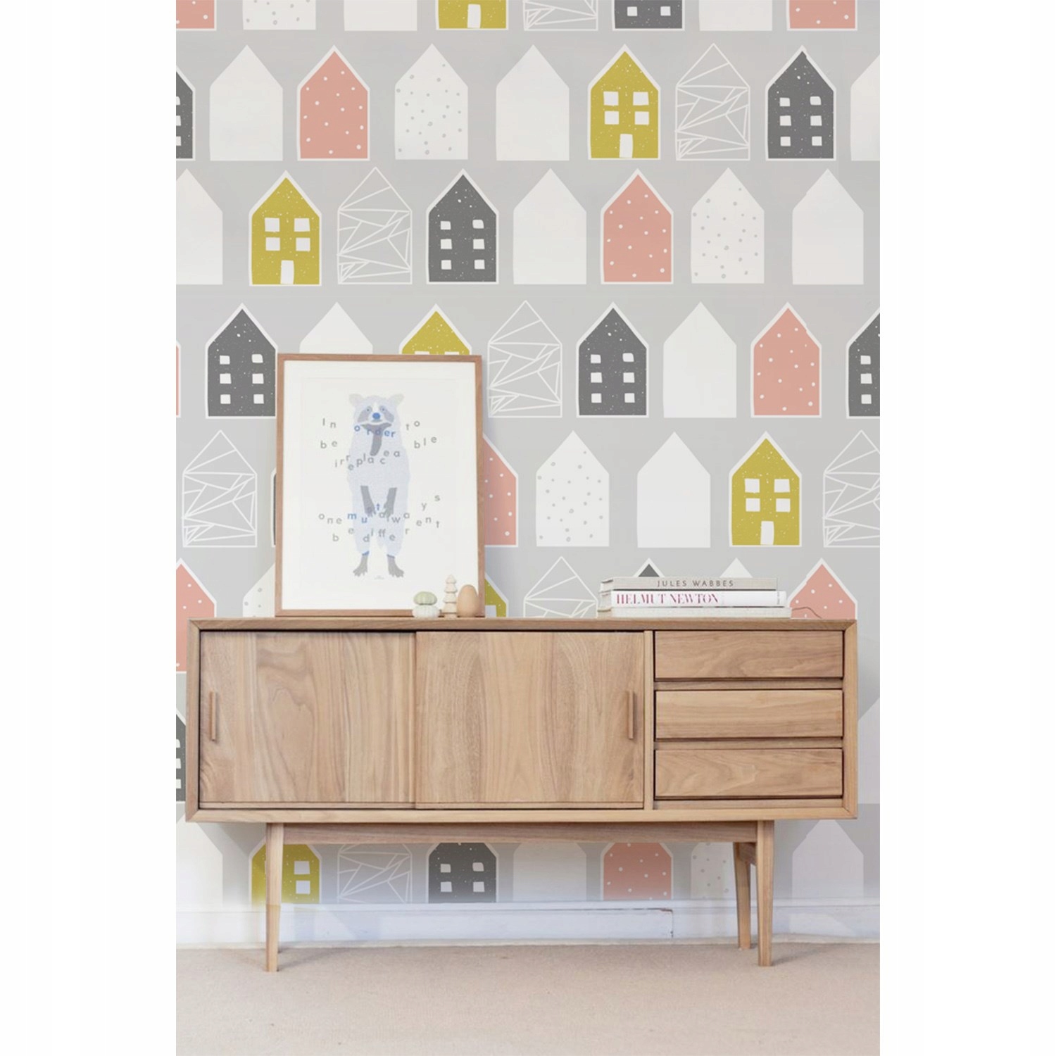 

Fototapeta na flizelinie Domy malutki wzór 312x219