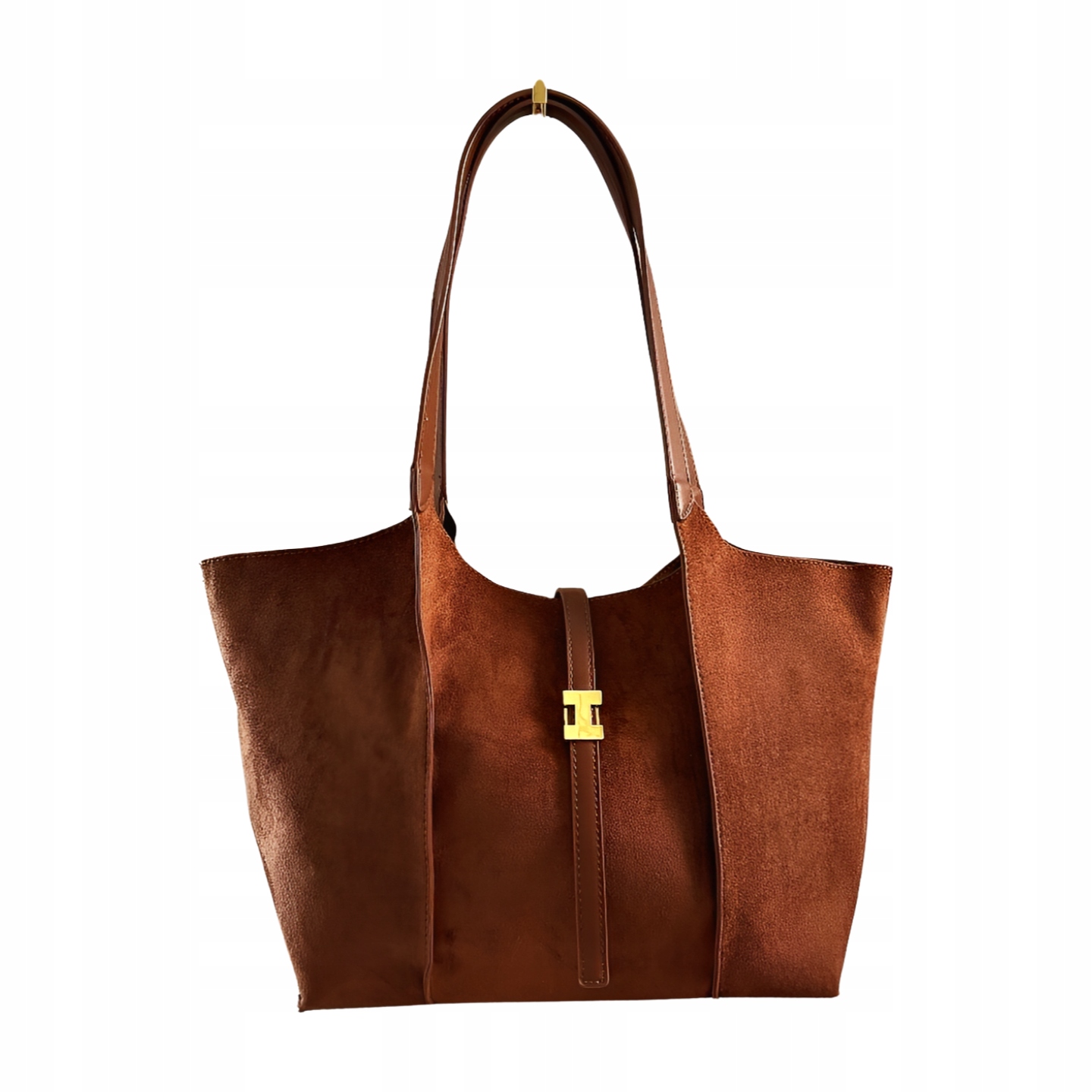 Gallantry kabelka shopper hnědá ekosemiš