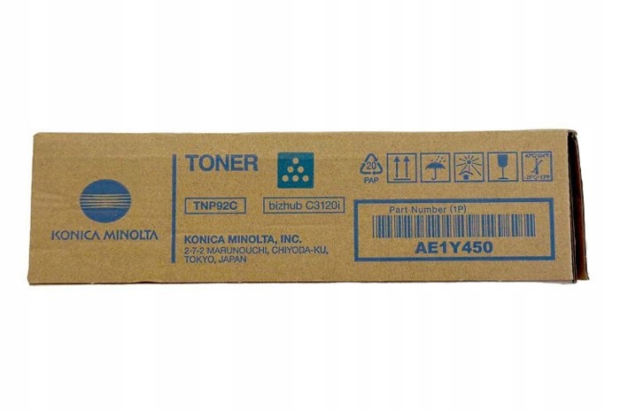 Originálny toner Cyan Konica Minolta Bizhub C3120i (TNP92C, TNP-92C,