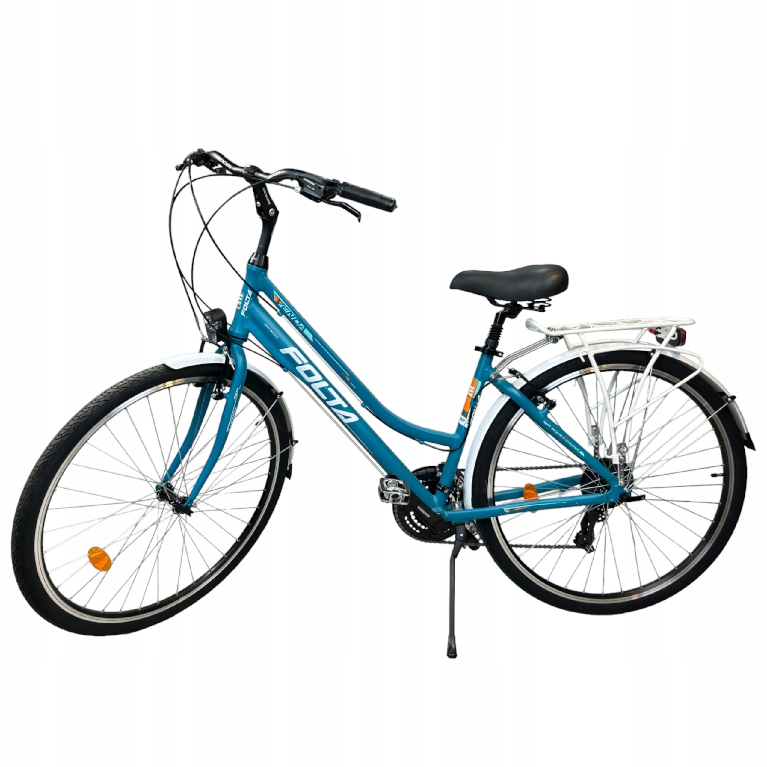 Damski Rower Miejski Folta Venda 17,5"/28" Full Shimano Kolor Morski