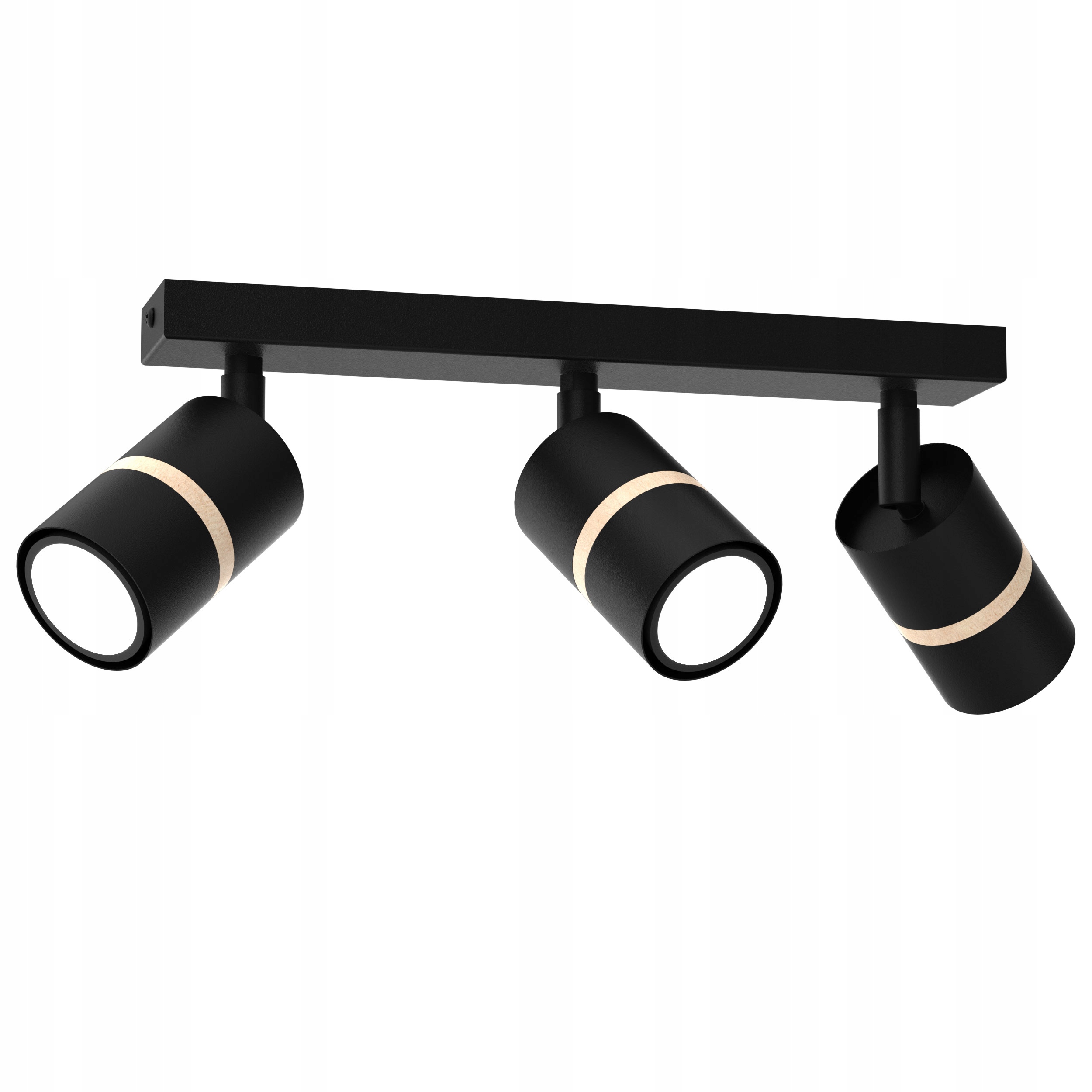 Lampa stropní svítidlo spot reflektorová lišta 3xXGU10 Černá tuby